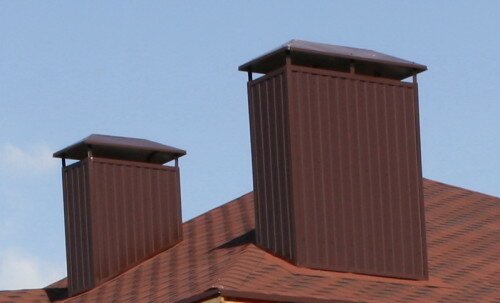 утепление дымохода