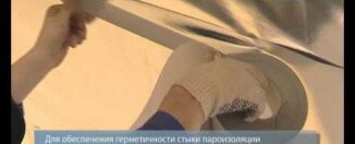 Утеплитель скатных крыш. Видео.
