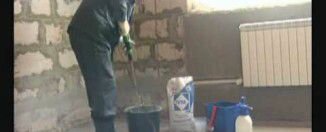 Обмазочная гидроизоляция пола Водостоп. Видео