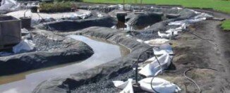 Гидроизоляция водоёма на грунте – VODIPREN COMPOUND. Видео