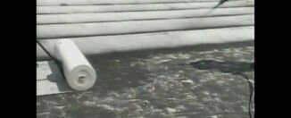 Гидроизоляция плоской кровли жидкой резиной. Видео