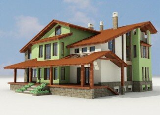 Кирпичные коттеджи: особенности проектирования